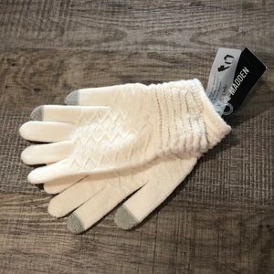 Steve Madden white gloves